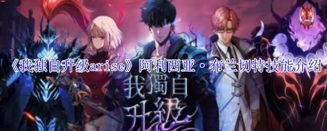 《我独自升级arise》阿利西亚·布兰切特技能介绍