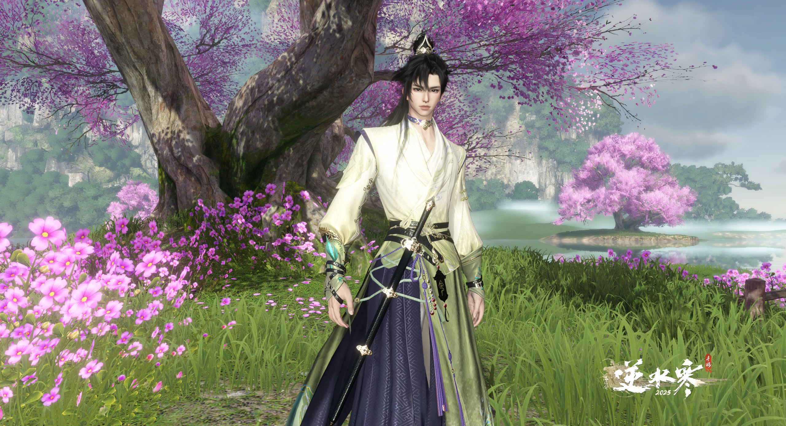 《逆水寒手游》全新时装裁花信和拂新柳外观一览