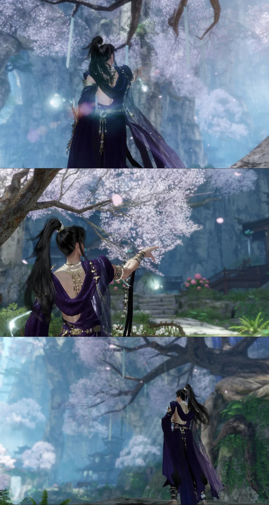 《逆水寒手游》全新时装裁花信和拂新柳外观一览