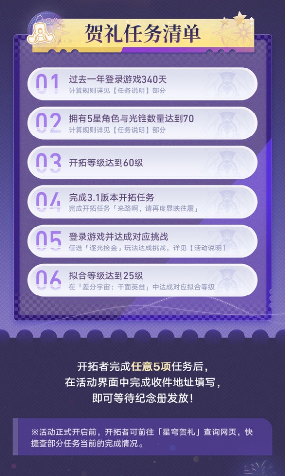 《崩坏：星穹铁道》纪念册逐光捡金完成攻略