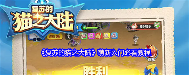 《复苏的猫之大陆》萌新入门必看教程