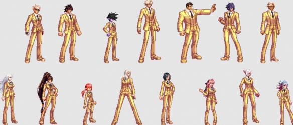 《地下城与勇士：起源》西装节特别金色装扮外观一览