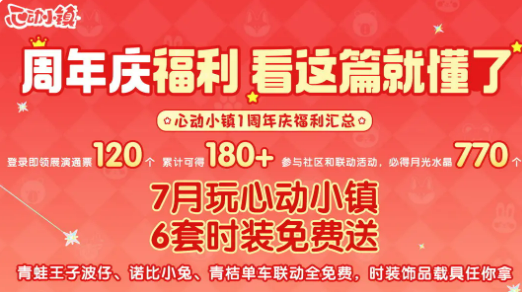 《心动小镇手游》周年庆活动介绍