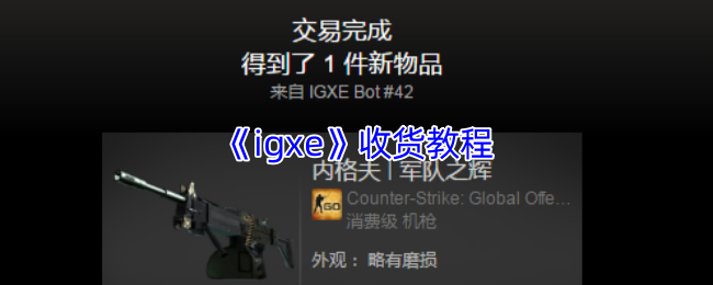 《igxe》收货教程